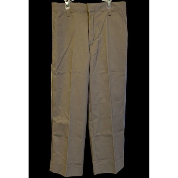 Classroom Boys Khaki Pants Size 8 Flat Front Pockets Adjustable Waist Beige - Picture 3 of 8